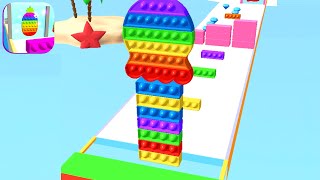 FIDGET RUSH game HIGH SCORE 🌈🤑💚 Gameplay All Levels Walkthrough iOS, Android New Game Mobile 3D screenshot 5