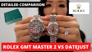 ROLEX GMT MASTER 2 VS DateJust 31 IN DEPTH COMPARISON | Rolex datejust vs gmt master 2 | rolex watch