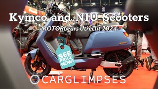 Kymco and NIU Scooters with PRICES !!! @ MOTORbeurs Utrecht 2024