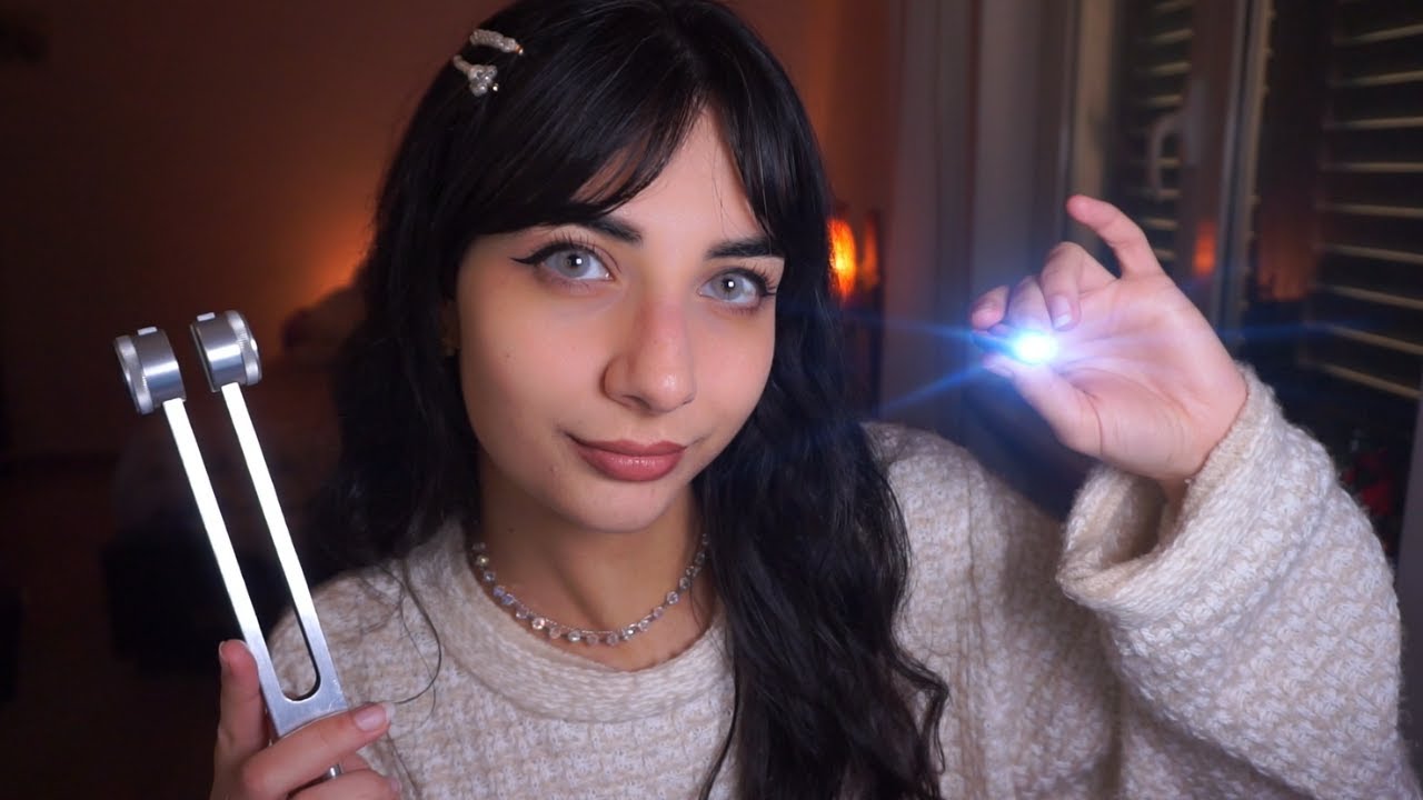 Esame dei Nervi Cranici e Vista Periferica 🩺❤️‍🩹 Roleplay visita medica ASMR ita