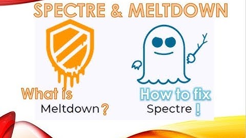 Spectre and Meltdown Vulnerability explained in under 5 minutes