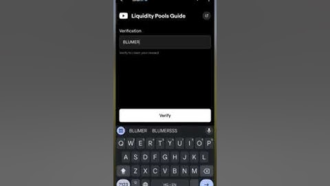 BLUM code liquidity pools guide #code #codes #blum #blumcode #important #shortvideo #viralvideo