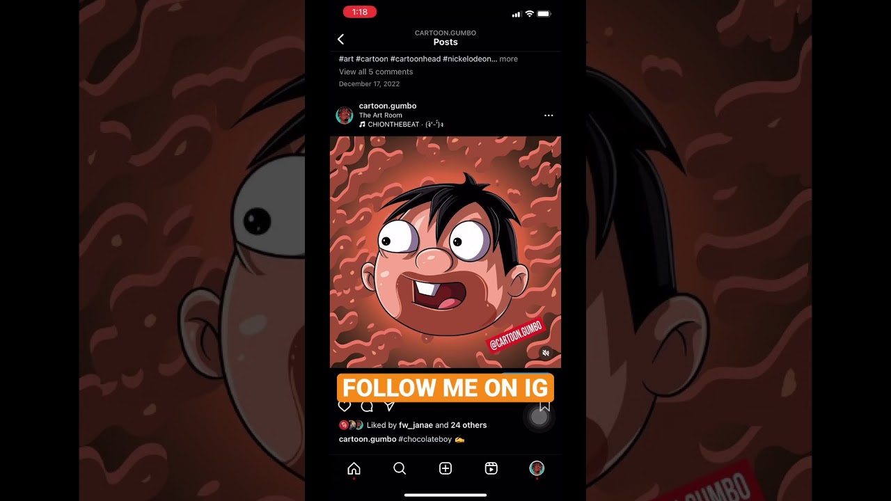 Drawing Chocolate Boy From Hey Arnold 