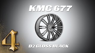 Kmc Wheels 677 D2 Gloss Black