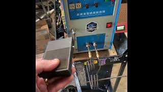 Fixing the pedal on the induction forge