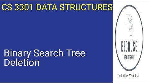 5.1.10 Binary Search Tree Deletion in Tamil