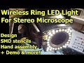 Wireless Ring Light For SMD Microscope