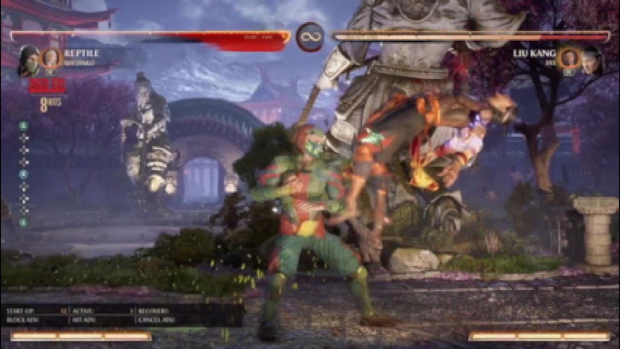 Reptile/Shujinko Combos (Meterless)