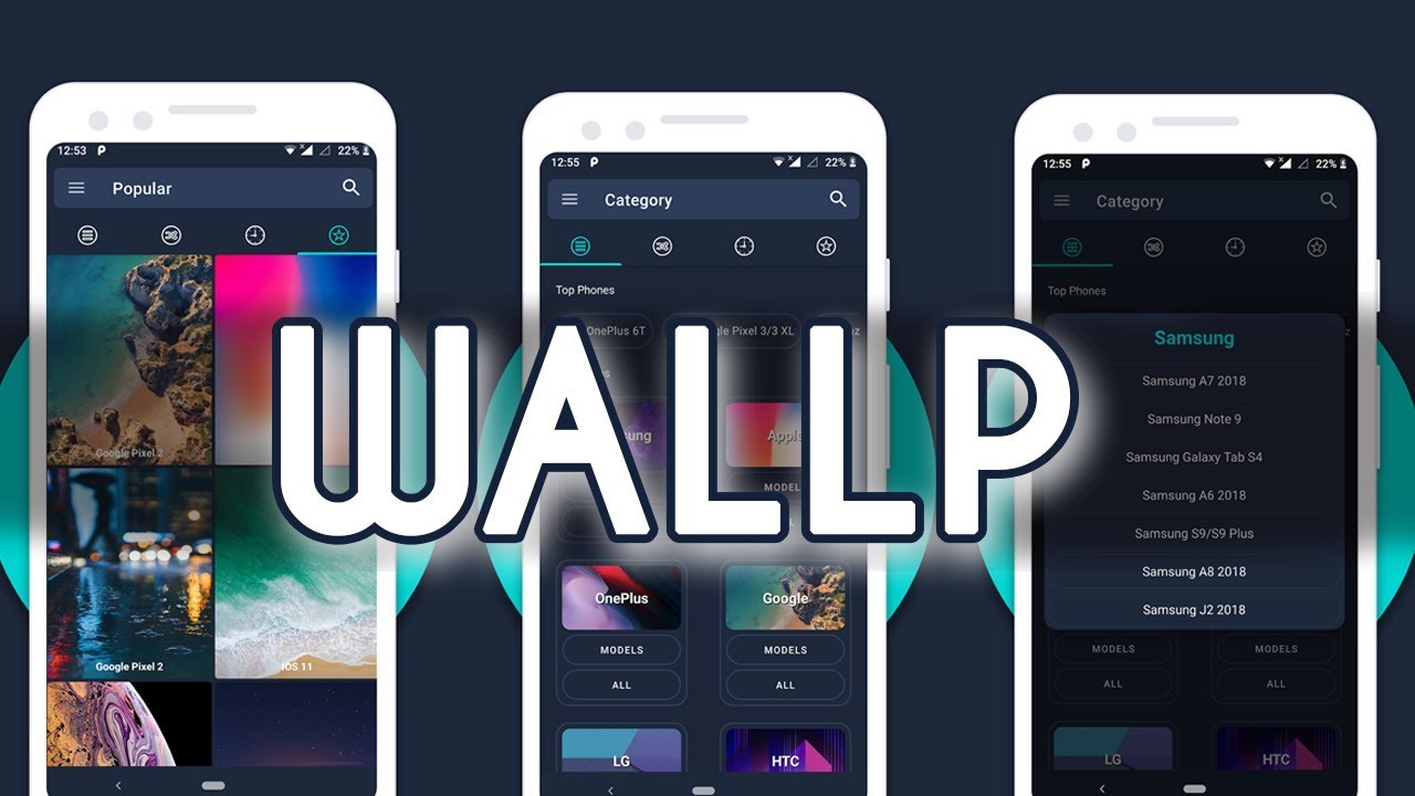WALLP - TODOS LOS WALLPAPERS STOCK HD DE TODOS LOS TERMINALES - YouTube