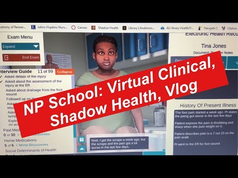 Nurse Practitioner Student vlog: Virtual Clinical, Shadow Health