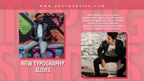 Dynamic Typo Slides Premiere Pro Templates