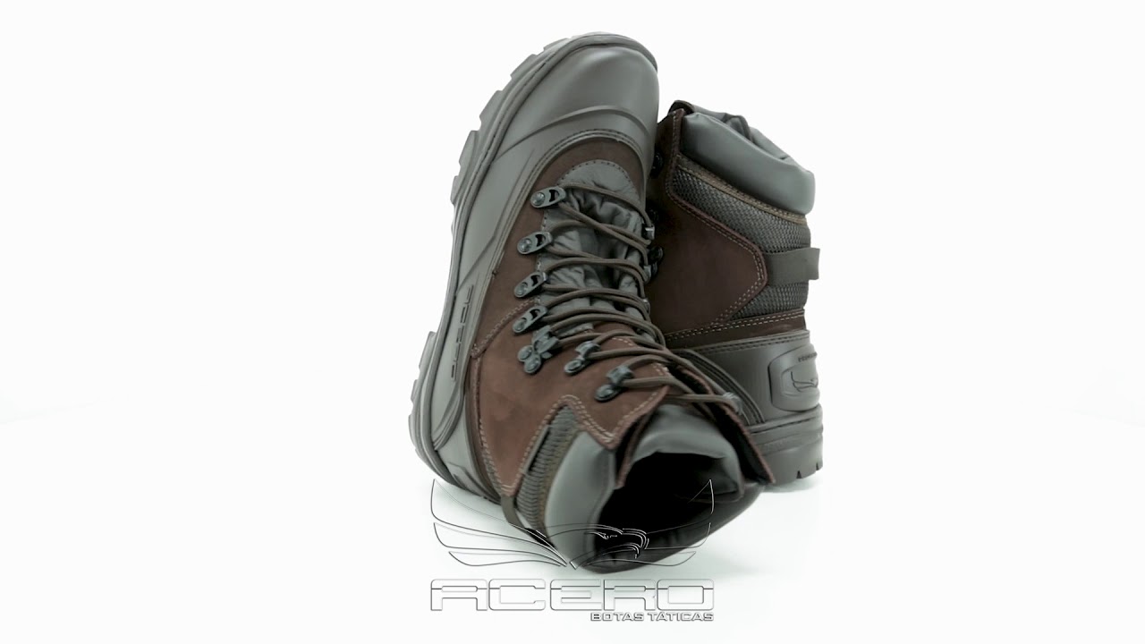 TIGER PRO CAFÉ ACERO BOTAS