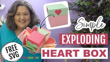 How to Make an Exploding Box with Cricut | Plus Free SVG Cut File