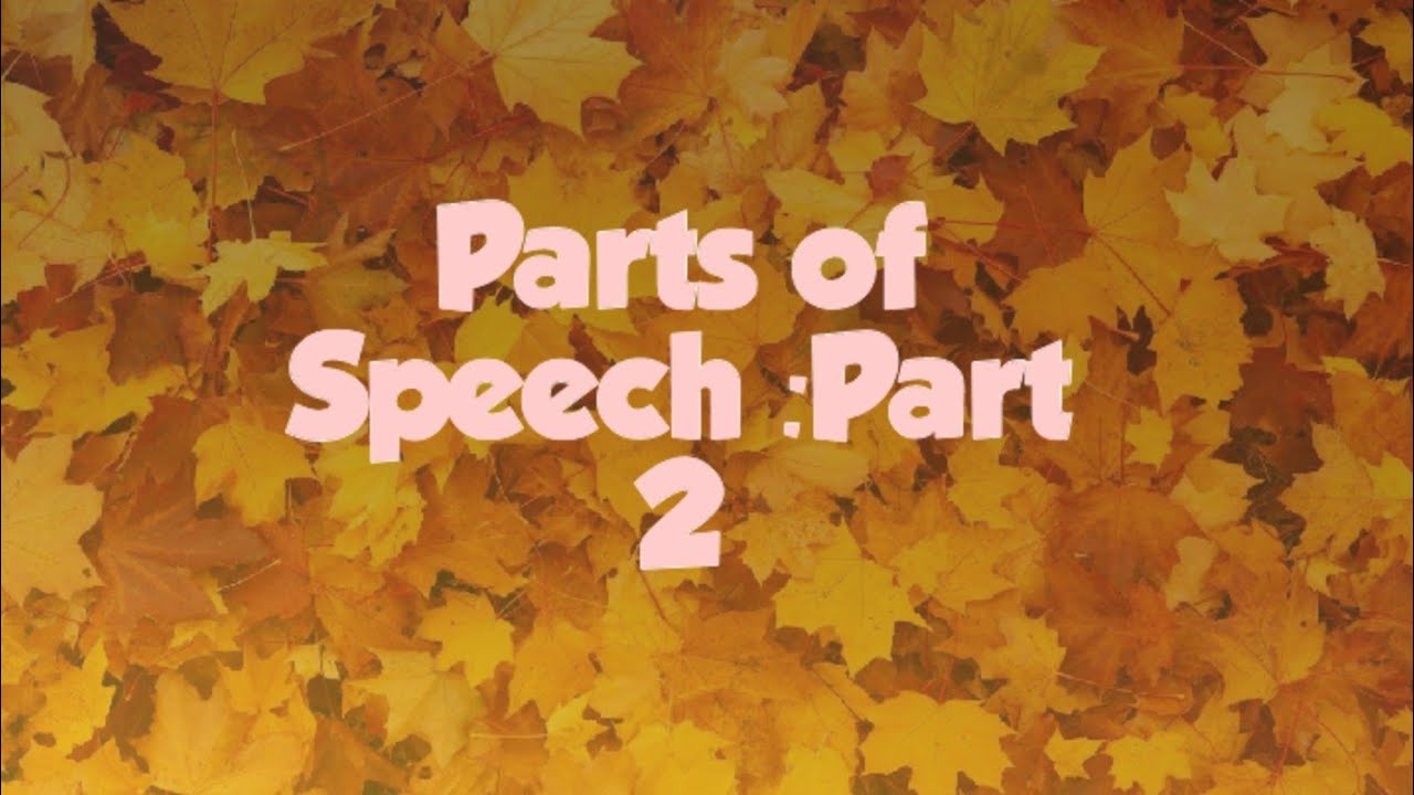 Pathare Sir Grammar for all (Parts of speech part 2)by Om Pathare Sir - YouTube