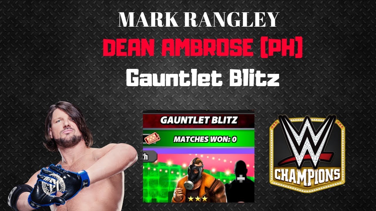 Wwe Champions Dean Ambrose Return To Society Gauntlet Blitz Run Hard Mode Wwe Wwechampions Gaming Mobilegaming Wwe Champions Champion Video Champion