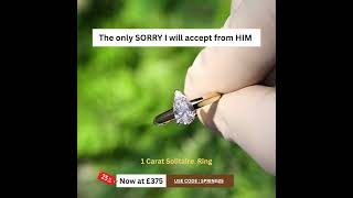 The Only SORRY Worth Accepting 💍✨ | Rachel Galley 1 Carat Solitaire Ring
