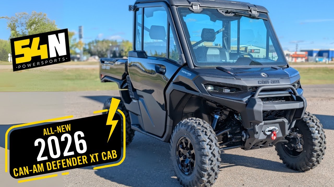 Знакомство с совершенно новым Can-Am Defender XT Cab HD11 2026 года