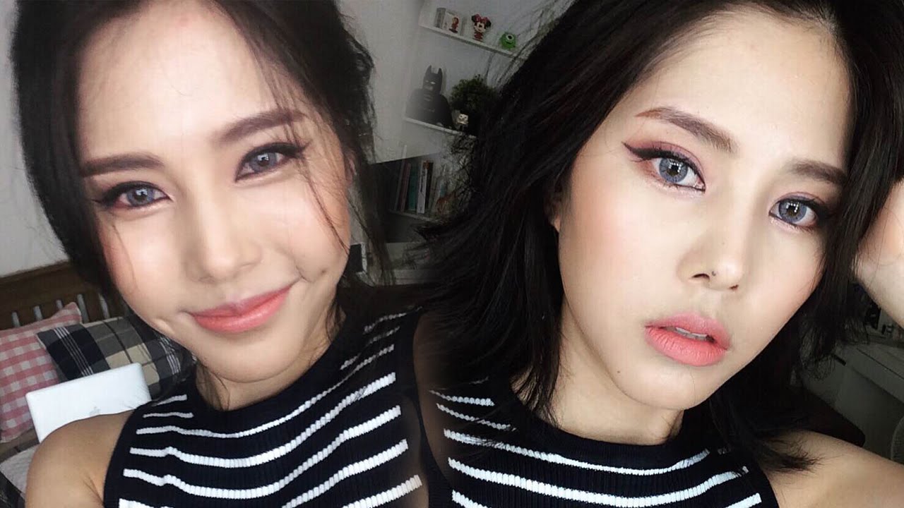 ENG) 개인의 취향 존중 : 캣츠라인과 스카이그레이 & 누드톤 메이크업 ㅣ 경선