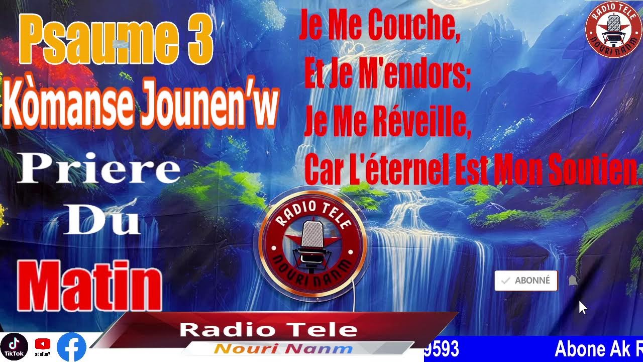 8 Mars 2026 Priere du matin ( Kòmanse jounen’w)