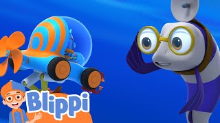 Blippi Wonders! Sharks' Teeth | Learning Videos For Kids | Education Show For Toddlers
