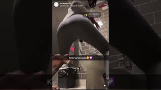 Aya Tanjali Twerking Shaking In Tights