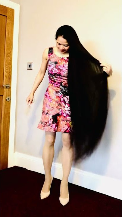 Asian long hair beauty #shorts