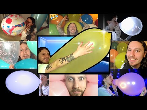 INFLATING BALLOONS MEGA COMPILATION 😃 NOTHING BUT BLOWING UP BALLOONS BY MOUTH BACK 2 BACK INFLATION