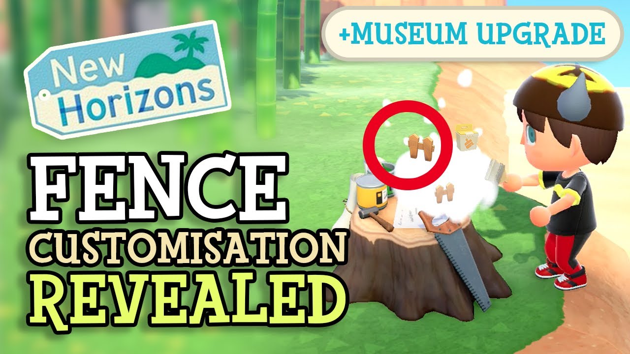 Animal Crossing New Horizons Fence Customisation Revealed Museum Upgrade Cafe Details Data Mine Youtube Animal Crossing New Horizons Fence Customisation Revealed Museum Upgrade Cafe Details Data Mine Youtube