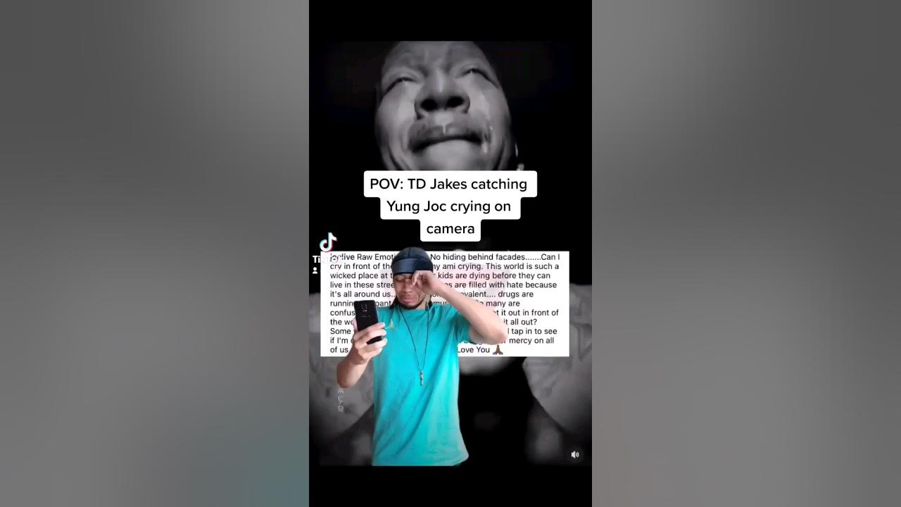 POV: TD Jakes catching Yung Joc crying on camera -- #yungloc - YouTube