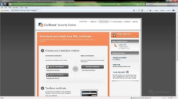 Guide on Downloading a SSL Certificate in the Geotrust SSL Security