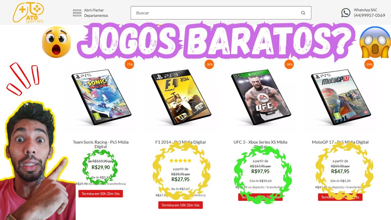 “ATO GAMES é CONFIÁVEL? Descubra antes de comprar!” - YouTube