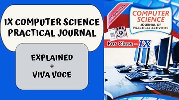 Computer Science Practical Book Solved with Viva Voce | Class 9 | Sindh Board 2024 - 2025