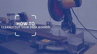 Stop Ruining Your Deck Boards With This Simple Tip | How to cut your deck boards