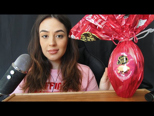 [ASMR] COMENDO OVO DE PÁSCOA DE SONHO DE VALSA | EATING SOUNDS  🐰