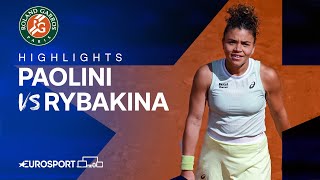 Jasmine Paolini vs Elena Rybakina | Quarter-Final | French Open 2024 Highlights 🇫🇷