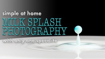 Simple milksplash photography