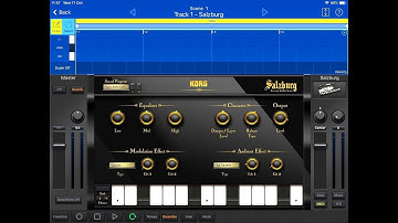 KORG Gadget - NEW Piano -  American Model D Piano - iPad Demo