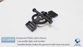 0510099-Component Plastic Latch Closure