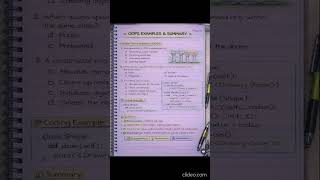 OOPs example #python #pythonanddjangofullstackwebdeveloper #java #education #code