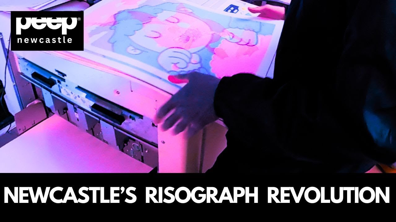 peep® Inside Newcastle's Risograph Revolution Nowt Special and Vanguard Gallery Art Show | Van Goth