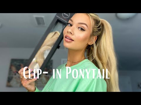 Clip In Ponytail Extension Tutorial | BellaMi