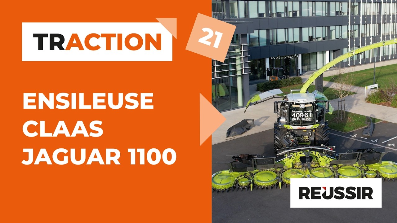L'ensileuse Claas Jaguar 1100 de 1 100 chevaux - Traction #21