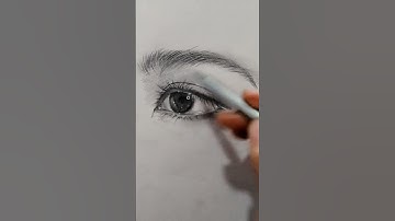How to draw from mobile | Mobile se tilted face kaise draw karein|How to draw an eye/eyes easy step