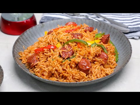 Why Didn't I Know This Recipe Before Spicy And Delicious Sausage Rice Recipe Ify's Kitchen