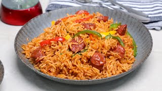 WHY DIDN'T I KNOW THIS RECIPE BEFORE? SPICY AND DELICIOUS SAUSAGE RICE RECIPE/ IFY'S KITCHEN