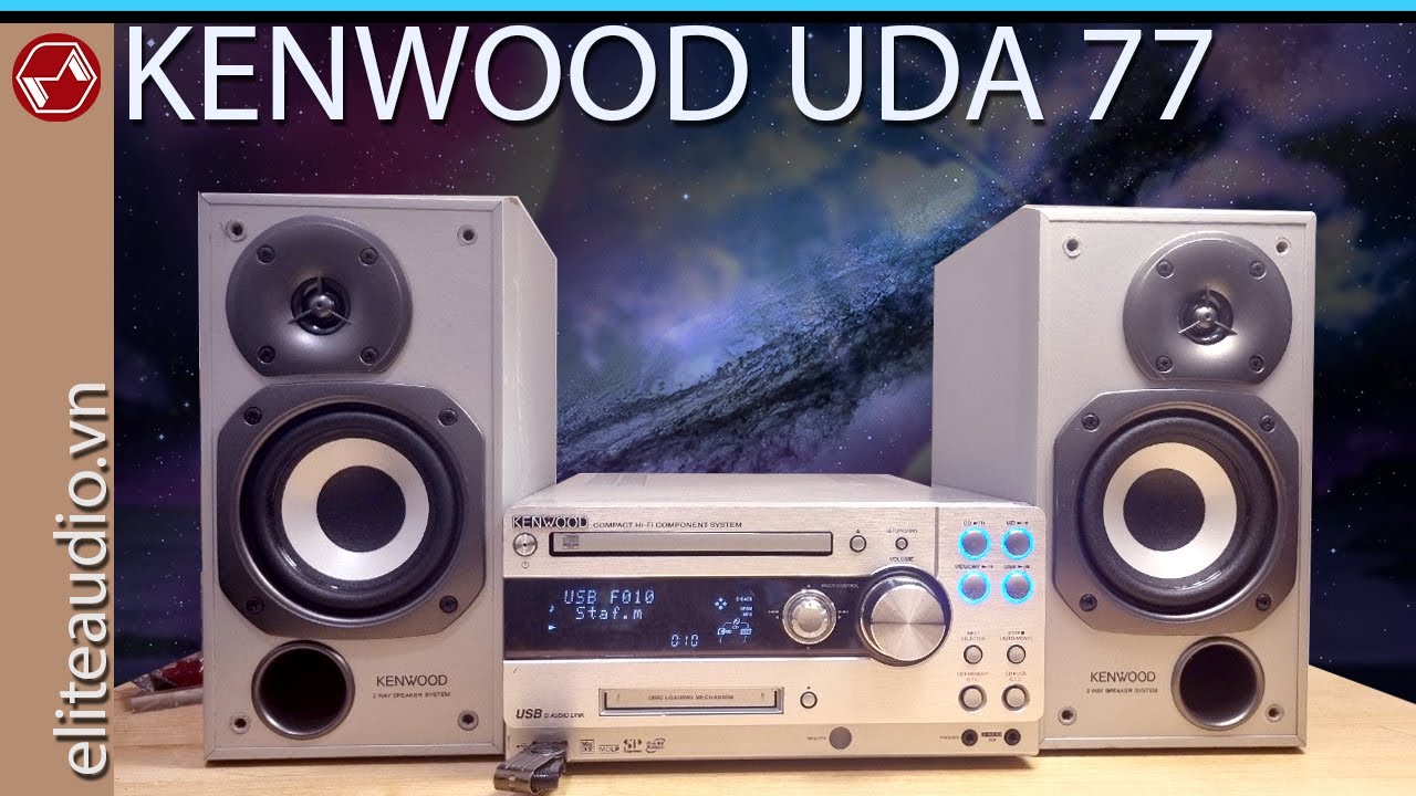 Test #Kenwood UDA 77 CD Stereo System & LS-UDA77 Speaker #hires
