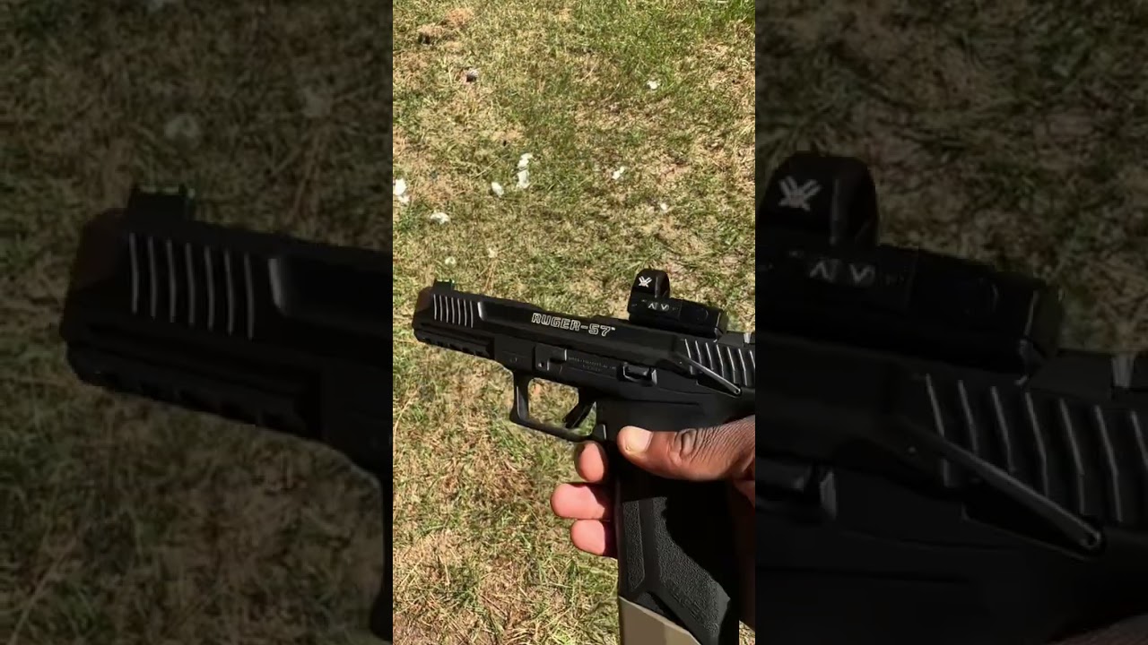 Ruger 57 With Vortex Venom Red Dot And +10 Mag Extension