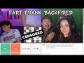 Omegle fart prank with my sister (BACKFIRED)