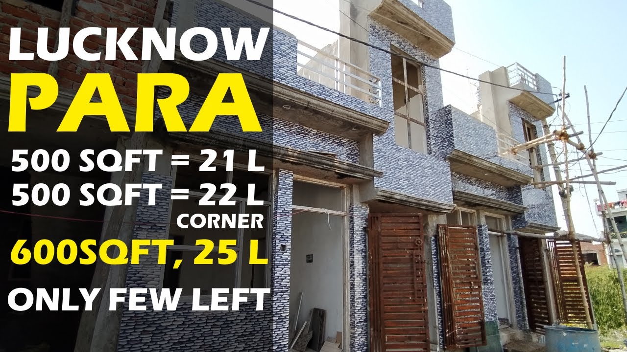 House For Sale In Lucknow, Para , 2Bhk House 500Sqft And 600 Sqft House For  Sale In Lucknow - Youtube