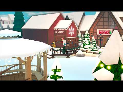 Building a Christmas Town in Bloxburg (Ep. 2)